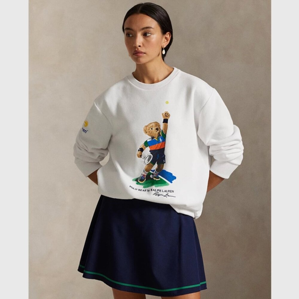 US Open Polo Bear Fleece Sweatshirt Ralph Lauren